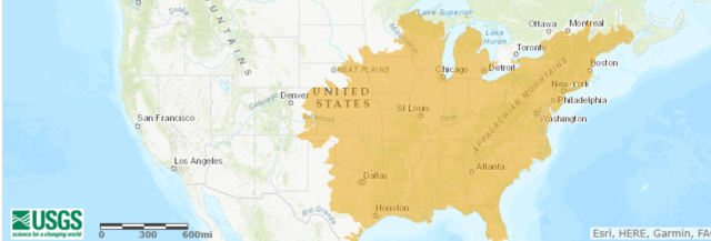 bullfrog habitat map