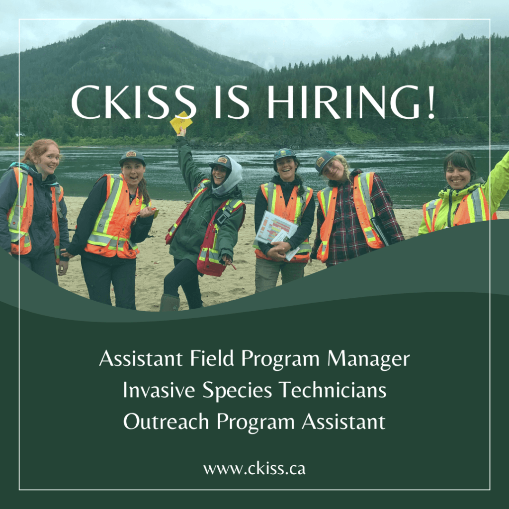 CKISS is Hiring! Assistant Field Program Manager, Invasive Species ...