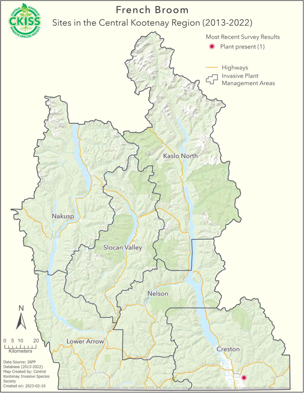 French Broom CKISS Central Kootenay Invasive Species Society